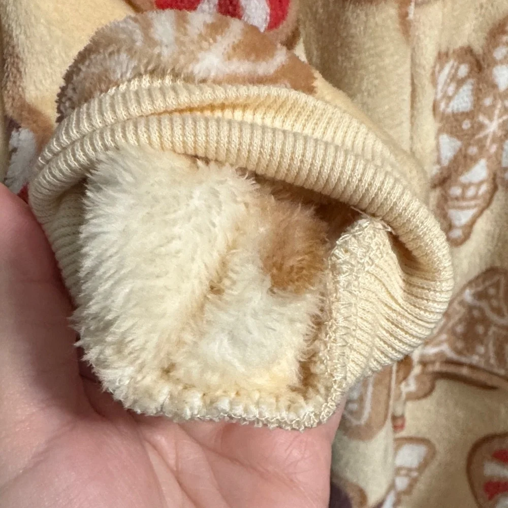 Disney Cream and Brown Plush Fleece Onesie - Picture 3 of 4
